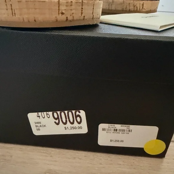 CHANEL Black Quilted Rope Sandals with Gold Logo - Picture 7 of 9